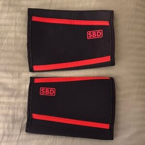 SBD Black and Red Elbow Sleeves- XL